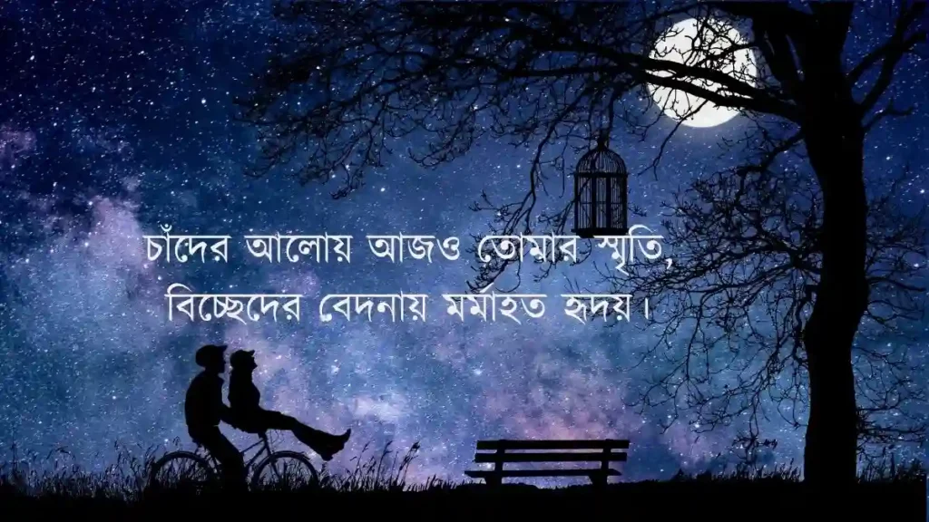 চাঁদ নিয়ে ভালোবাসার ছন্দ